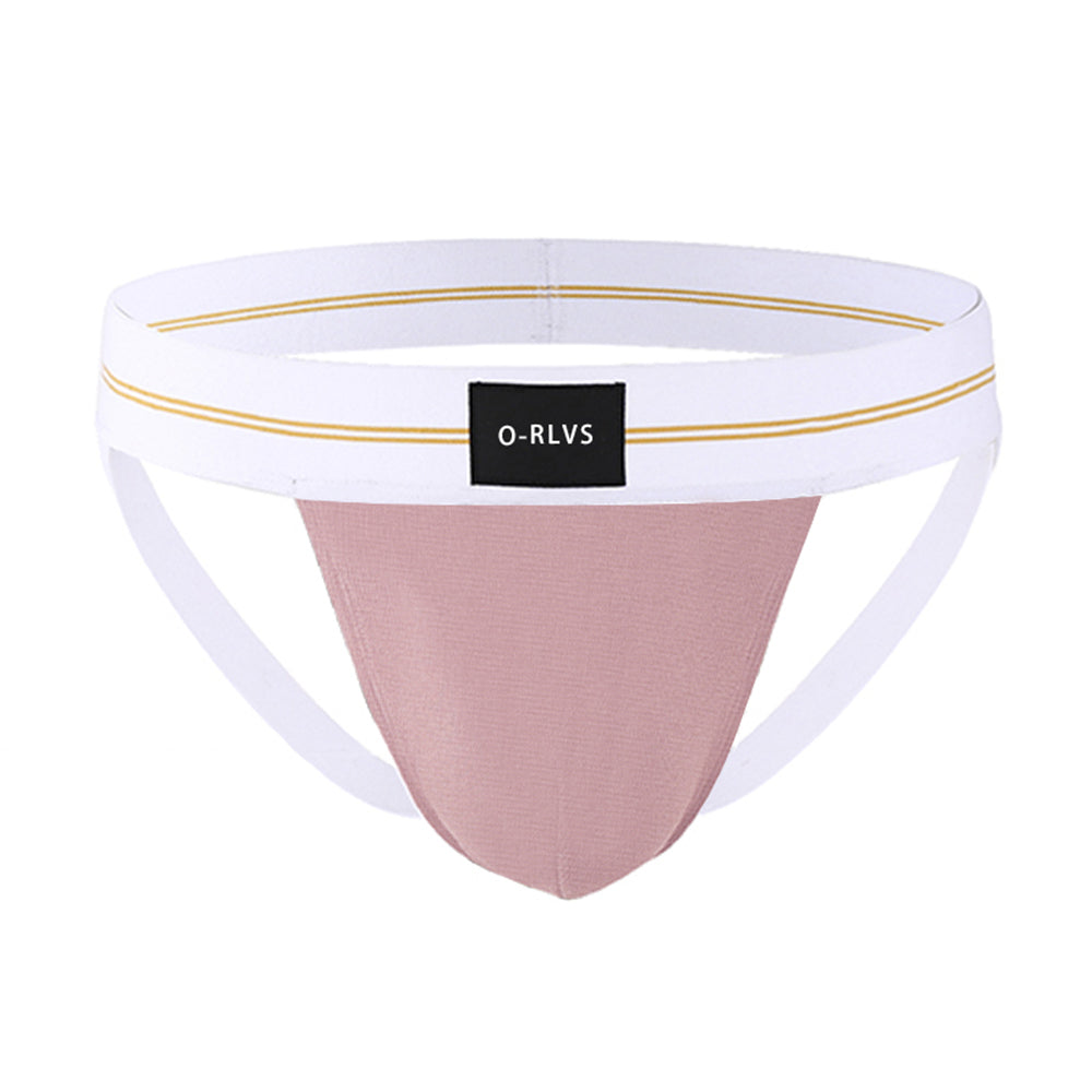 Club Jox O-RLVS Pink with White Band Jock Strap - Club X
